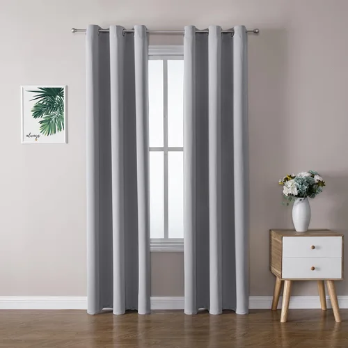 Miniatura 156 de ChrisDowa - Cortinas de cenefa pequeñas para cocina, cortinas cortas con ojales y aislamiento térmico para oscurecer la sala y habitación