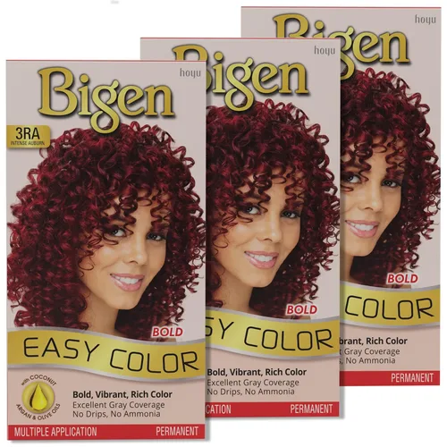 3RA Bigen Easy Color para Mujer Castaño Intenso - Nueva fórmula - Paquete de 3