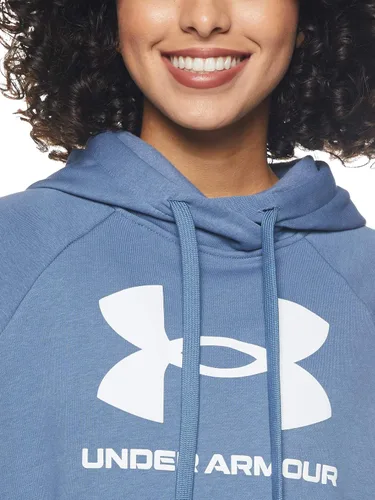 Miniatura 4 de Under Armour - Sudadera con capucha para mujer de vellón con logotipo modelo Rival