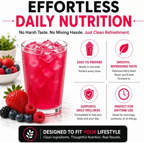 Miniatura 6 de ProtiFit - Mezcla de bebida en polvo de sabor a fruta con alto contenido en proteínas, 15g de proteína, baja en calorías, sin azúcar, compatible