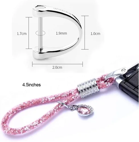 Miniatura 4 de RAYHOO - Llavero de cristal para coche, para mujer, para BMW, Honda, Audi, Lexus, Ford, VW, Mercedes, Benz, Nissan, Cadillac, Maserati, Volvo