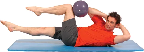 Miniatura 3 de OPTP Triadball – Bola de pilates de 9½ pulgadas de diámetro, entrenamiento de firmeza ajustable y pelota de yoga, para ejercicios de estabilidad