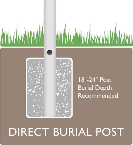 Miniatura 4 de Design House Poste de lámpara tradicional para exteriores con brazo cruzado, 80 x 3 pulgadas, acabado blanco resistente a la intemperie, 589622