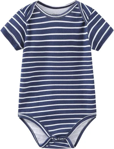 Miniatura 3 de Kiddiezoom Mameluco unisex de algodón de una pieza para bebé recién nacido, 5