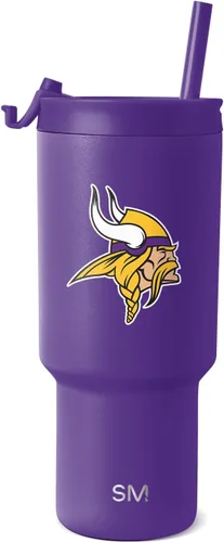 Miniatura 10 de Simple Modern - Vaso de 30 oz con tapa abatible y tapa con pajita Arizona Cardinals