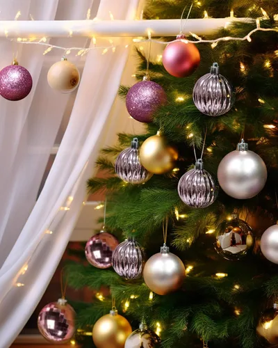 Miniatura 120 de AMS Esferas de Navidad de 2.36 pulgadas/60mm, 34 unidades, adornos grandes, decoraciones para fiestas, inastillables, colgantes festivos para Negro