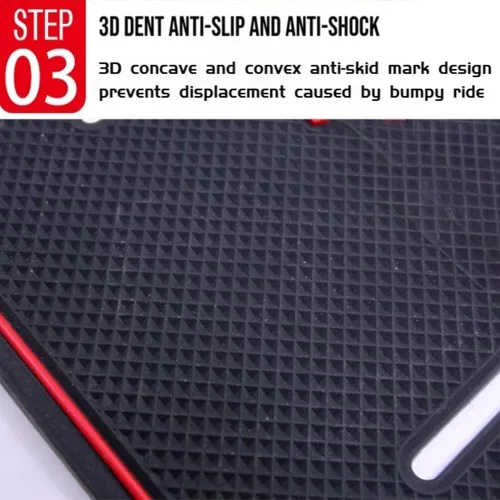 Miniatura 5 de Great-luck Accesorios para el interior del automóvil, tapete de almacenamiento para puerta, tapete para portavasos, tapete antideslizante a prueba