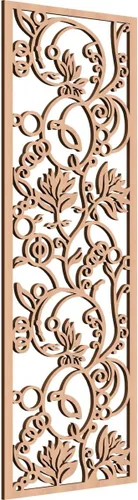 Miniatura 175 de 9 3/8"W x 24 3/8"H x 1/4"T Caspio Decorativos Paneles De Pared De Madera De Calado, Roble Rojo rojo (Red Oak)