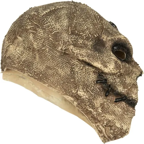 Miniatura 5 de brableewear Máscara de calavera de terror, arpillera, fantasma, esqueleto malvado, Halloween, novedad, máscara de mascarada
