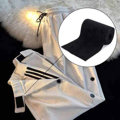 Miniatura 3 de BENECREAT Rollo de cinta de velcro para coser de 4.4 yardas y 6 pulgadas de ancho, tiras de nailon no adhesivas, cierre de tela para coser