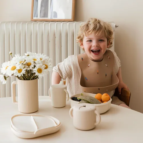 Miniatura 5 de Mushie - Taza de enjuague para baño de bebé 100% silicona de grado alimentario Taza de enjuague de champú y lavado corporal para niños
