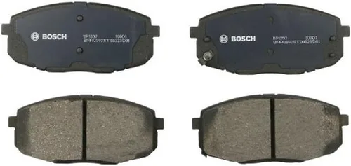 BOSCH BP1397 QuietCast Premium Juego de pastillas de freno de disco de cerámica - Compatible con Hyundai Elantra seleccionada; Kia Forte, Forte