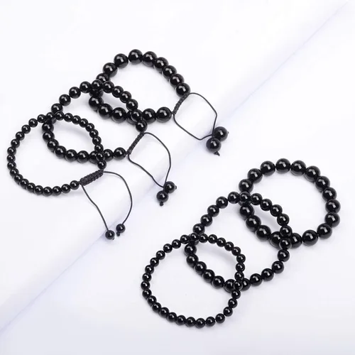 Miniatura 6 de AD Beads Cuentas redondas sueltas de piedras preciosas naturales de 15 pulgadas para pulseras, collares, aretes, manualidades, manualidades