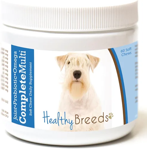 Miniatura 173 de Healthy Breeds Pug todo en uno multivitamínico suave masticable 60