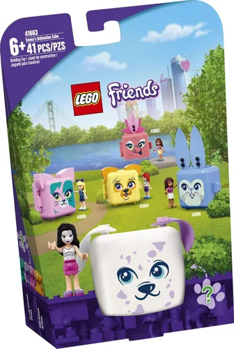 Miniatura 4 de LEGO Friends Emma's Dalmatian Cube 41663 Kit de construcción; juguete creativo para cachorros, regalo creativo para niños, viene con un juguete