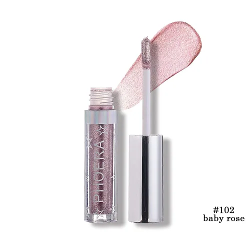 Miniatura 2 de Sombra de ojos con purpurina, maquillaje para ojos líquido, brillante, colores claros, lápiz en barra brillante, de larga duración, impermeable, A102