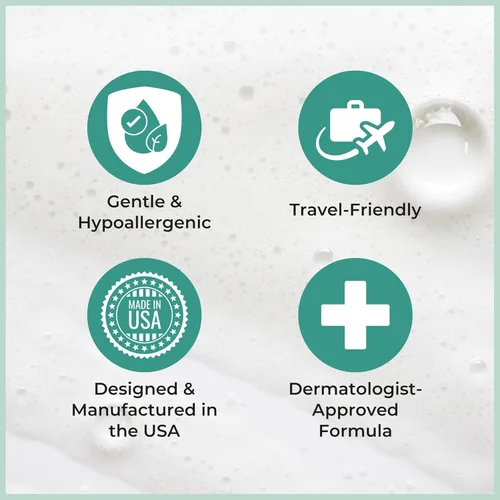 Miniatura 5 de Nurture - Gel de baño y champú sin enjuague con aloe Espuma limpiadora sin agua para el cabello y el cuerpo de grado hospitalario Mujeres