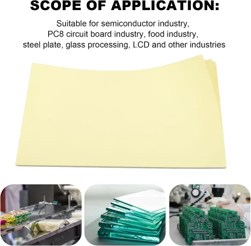 Miniatura 6 de 50 hojas de papel limpio de rodillo de polvo de alto adhesivo, adherencia superior para eliminación eficaz de suciedad, polvo y residuos, hojas