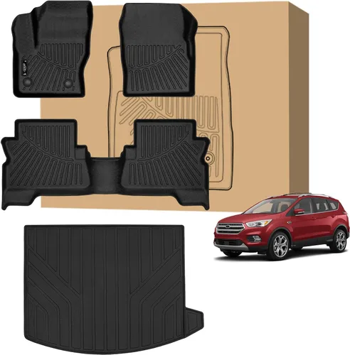 Miniatura 41 de Tapetes de suelo Peleus para Mercedes-Benz Sprinter 2500/3500 2025-2019, solo para furgoneta de carga, forros personalizados de goma TPE para todo