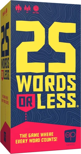 25 Words or Less Board Game, Figure Out the Secret Words Before Time Runs Out, 300 Cards, Timer & Countdown Board Included, Fast-Paced Party Game