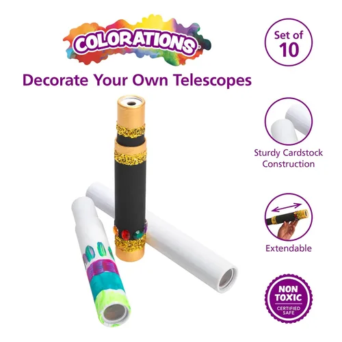Miniatura 2 de Colorations Decora tus propios telescopios - Juego de 10