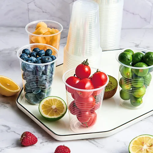 Miniatura 3 de Lilymicky Paquete de 500 vasos de plástico transparente de 9 onzas, vasos desechables para fiestas de cumpleaños, pícnics, ceremonias y cualquier