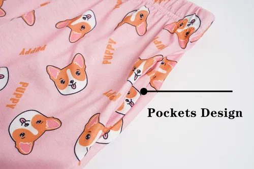Miniatura 6 de Vopmocld Conjunto de pijama de 2 piezas con bonito diseño de panda para niñas grandes
