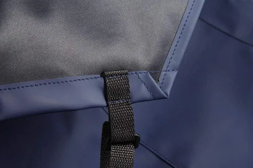 Miniatura 5 de VWELL Delantal de vinilo de goma impermeable de 41.5 pulgadas, delantal de trabajo resistente, duradero con delantal ajustable para lavavajillas
