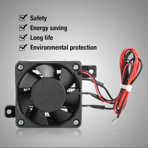 Miniatura 7 de Incubadora de calefacción de espacio pequeño, calentador de aislamiento de temperatura constante, ventilador termostático de PTC, calentador