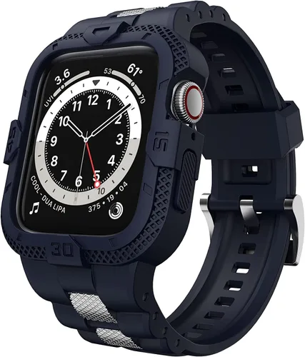 Miniatura 10 de Bands Compatible for Apple Watch Band 41mm 40mm 38mm, Men Sport Rugged Band with Protective Case for Watch Series 9 8 7/Series 6 SE 5 4 3