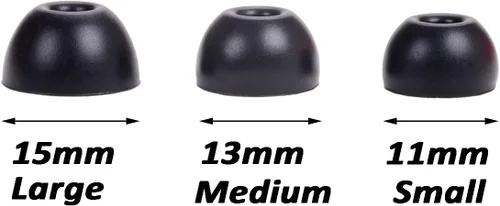 Miniatura 3 de 6 pares de almohadillas de repuesto de silicona para auriculares Beats Fit Pro Buds, auriculares inalámbricos, fundas para auriculares en estuche