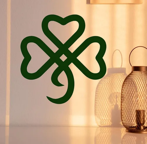 Miniatura 3 de RESACO Decoraciones del día de San Patricio, decoraciones de trébol, corona de trébol, regalo celta irlandés para el día de San Patricio, adornos