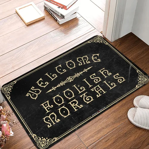 Divertido felpudo para puerta delantera, 1 tapete de bienvenida liso para puerta delantera, decoración de otoño (talla : 19.7 x 31.5 in)