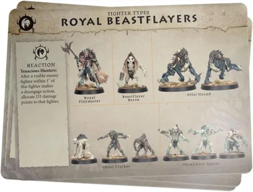 Miniatura 2 de Games Workshop - Warhammer Wargry: Royal Beastflayers (Banda de guerra)