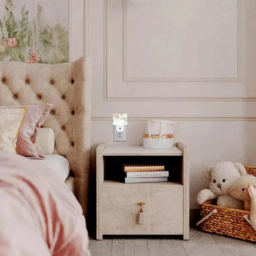Miniatura 4 de Luz nocturna con luces vívidas de pared LED enchufable con sensor inteligente del anochecer al amanecer, para dormitorio, sala de estar, pasillo
