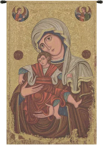 Miniatura 10 de Madonna Di Medjugorie - Tapiz italiano para colgar en pared, 6 pulgadas x 9 pulgadas, algodón/viscosa/poliéster por Raoul Vitale