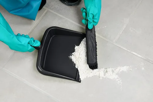 Miniatura 5 de SPARTA Recogedor de mano grande con orificio para colgar, recogedor de plástico resistente con borde ancho para encimeras y superficies, plástico