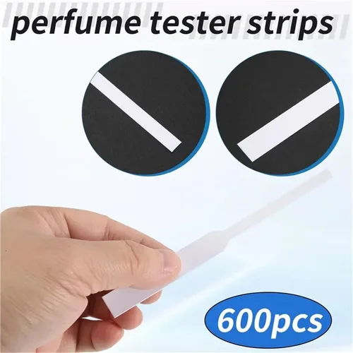 Miniatura 5 de Disposable Perfume Test Strips 1200 Pieces Fragrance Strips Perfume Test Disposable White Blotter Essential Oils Paper