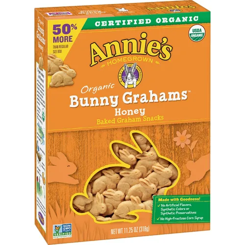 Miniatura 33 de Annie's Galletas orgánicas originales de Cheddar Squares horneadas, hechas con queso real, 11.25 onzas