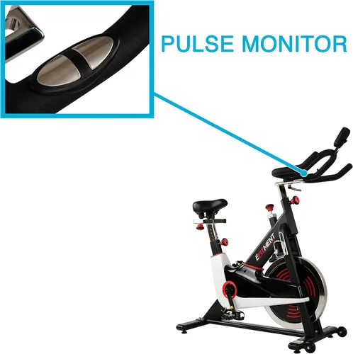 Miniatura 4 de EFITMENT Exercise Bike, Indoor Cycling Bike for Home Cardio, Low Noise Stationary Bikes with Adjustable Magnetic, LCD Monitor, Pulse Grips, Device
