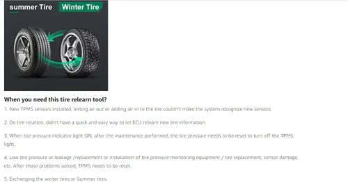 Miniatura 10 de JDIAG Herramienta de Sensor TPMS, Herramienta de Reaprendizaje TPMS para F150 Sensor de Reseteo Automático de TPMS Programación de Herramientas