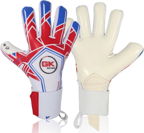 Miniatura 10 de GK Saver Guantes de portero de fútbol profesional 3D Blackout Savefingers Guantes de portero talla 6 a 11