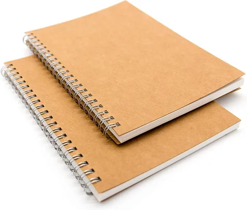 Miniatura 3 de DSTELIN Cuaderno de espiral en blanco, paquete de 6, tapa suave, cuaderno de bocetos, 100 páginas/50 hojas, 7.5 pulgadas x 5.1 pulgadas, 100 GSM