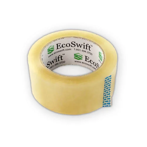 Miniatura 4 de EcoSwift Cinta de envío, sellado y embalaje, 2 in x 110 yardas, 1.6 mil, 2 rollos