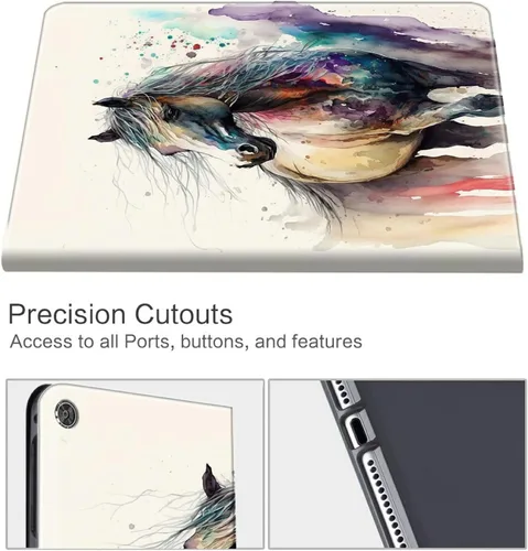 Miniatura 77 de Funda para tablet Fire 7 (12ª generación, versión 2022), delgada, a prueba de golpes, delgada, de piel sintética, con función de apagado/encendido