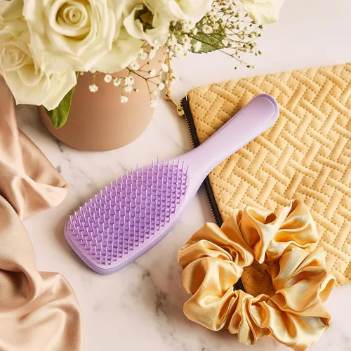 Miniatura 5 de Tangle Teezer Cepillo desenredante fino y frágil para cabello teñido, fino y fino, dientes flexibles suaves de dos niveles que reducen la rotura