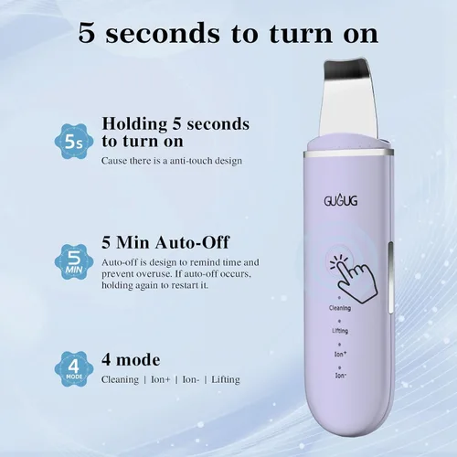 Miniatura 5 de GUGUG - Espátula para la piel, espátula facial, limpiador de poros, herramientas removedoras de puntos negros para limpieza profunda facial - 4