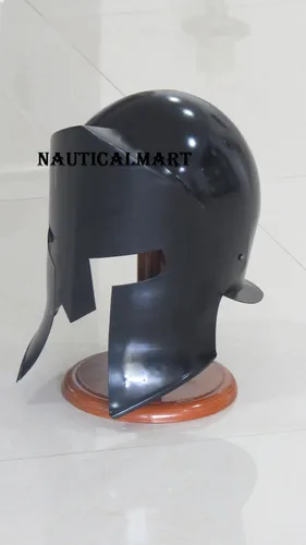 Miniatura 2 de NauticalMart Casco medieval 300 Spartan Armor - Disfraz medieval negro