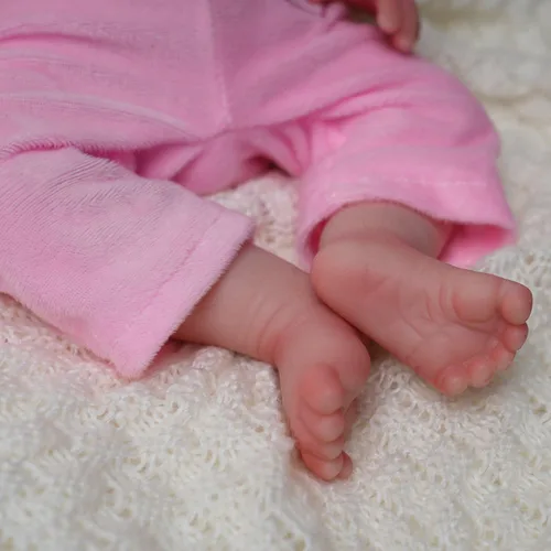 Miniatura 6 de Muñeca bebé de silicona completa de 18 pulgadas – Muñecas realistas de silicona platino de cuerpo completo, regalo de cumpleaños de Navidad