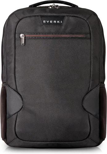 EVERKI Studio Slim Business Professional - Mochila para laptop MacBook Pro 15 de 14.1 pulgadas, ligera, para hombres o mujeres (EKP118), color negro
